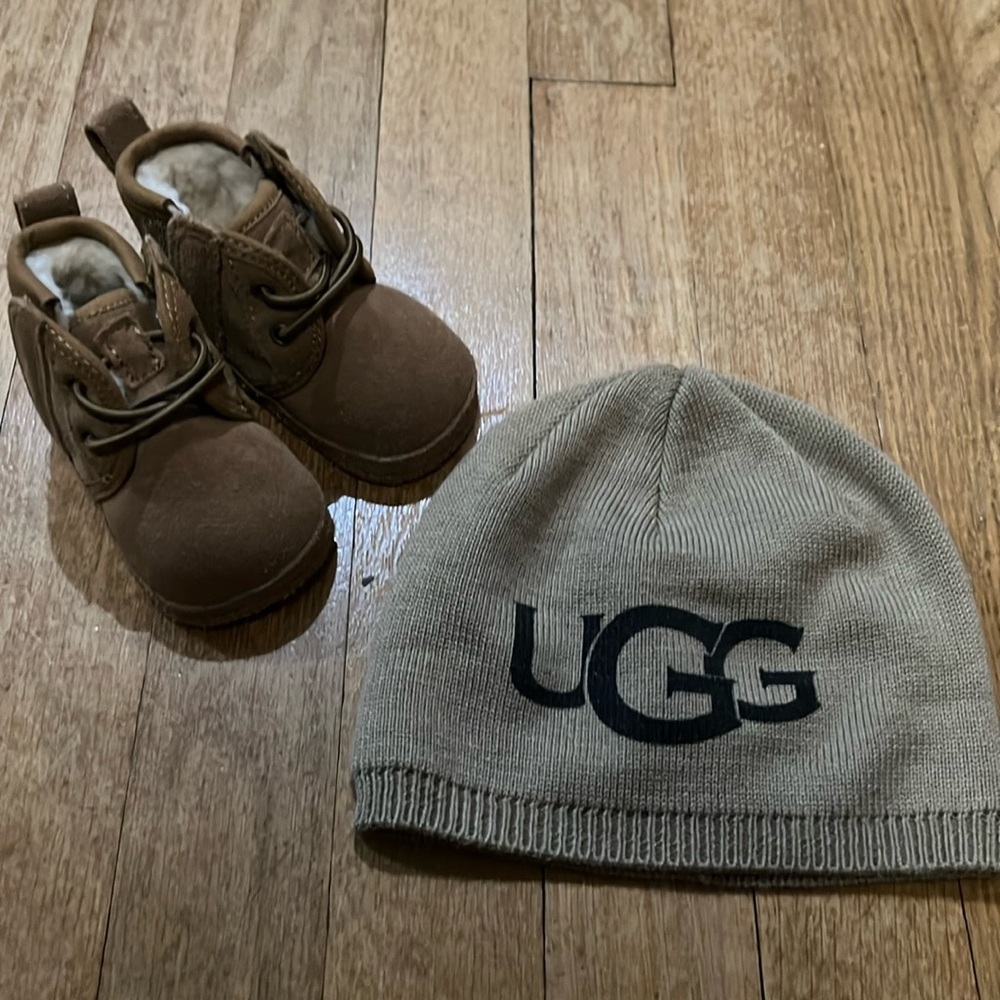 UGG boots and beanie